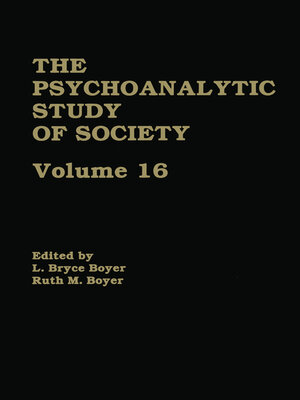 cover image of The Psychoanalytic Study of Society, V. 16